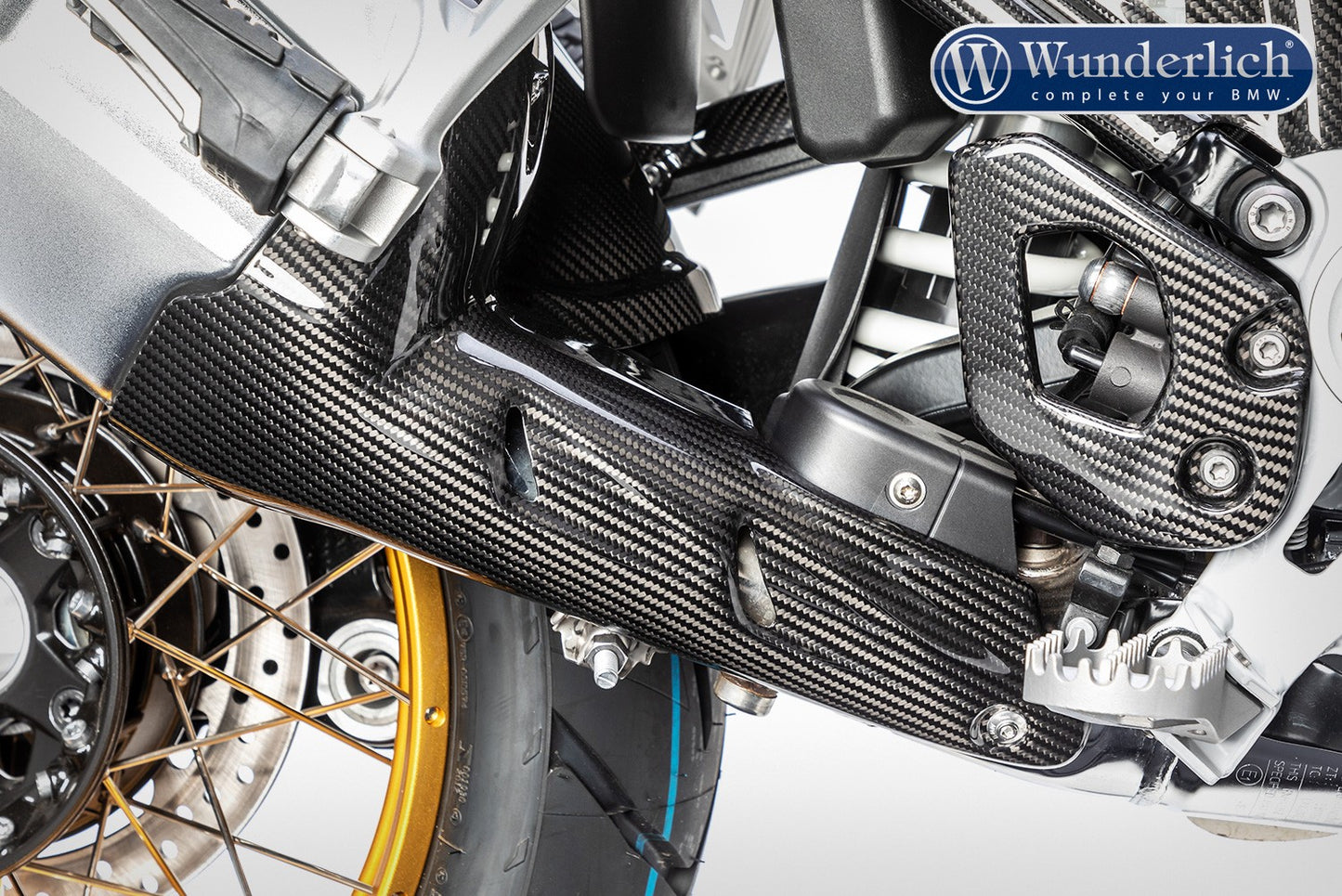 Ilmberger bottom exhaust heat shield - carbon