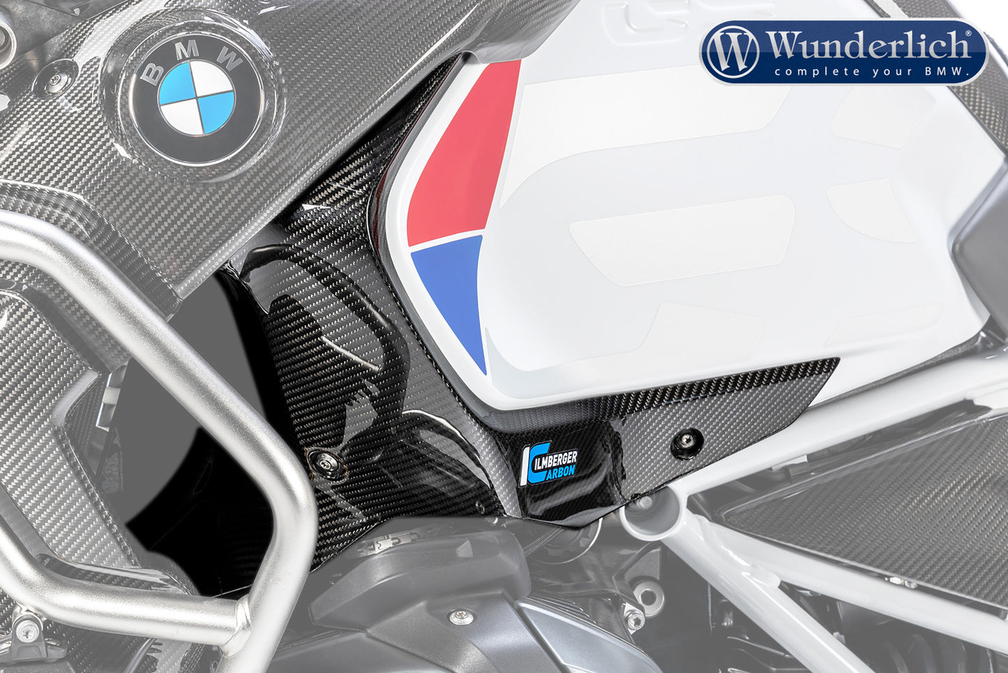 Ilmberger Airvent cover R 1250 GS Adventure - left - carbon - glossy