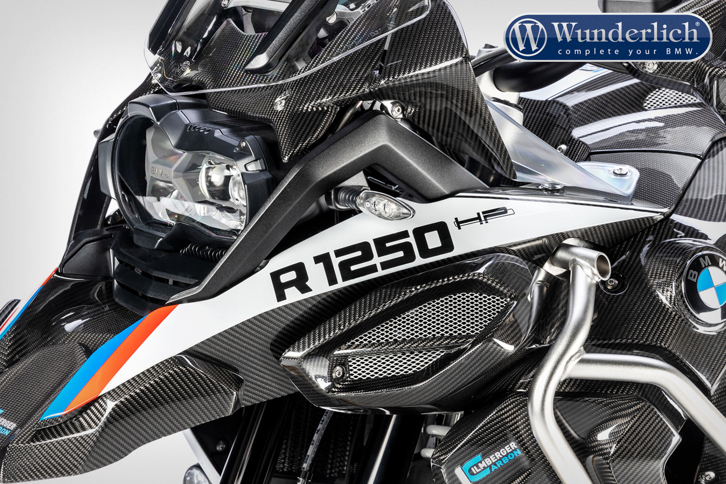 Ilmberger spout R 1250 GS Adventure - left - carbon - glossy