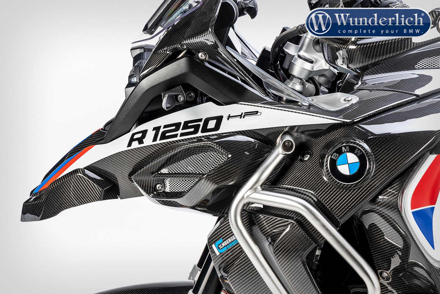 Ilmberger spout R 1250 GS Adventure - left - carbon - glossy