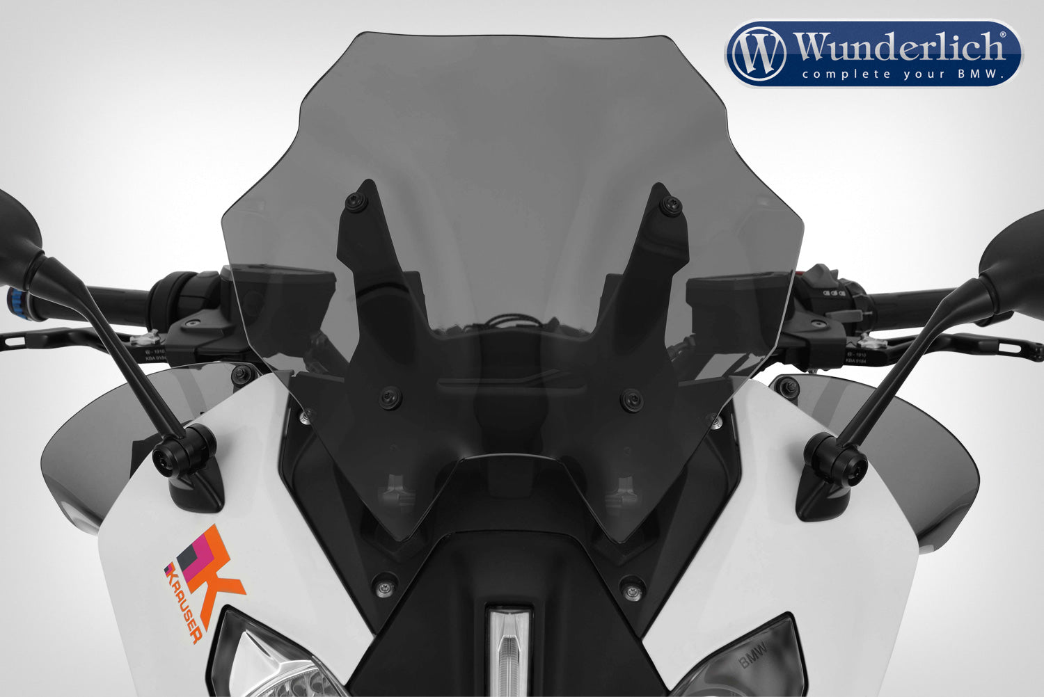 Wunderlich flowjet windshield SPORT - smoked grey