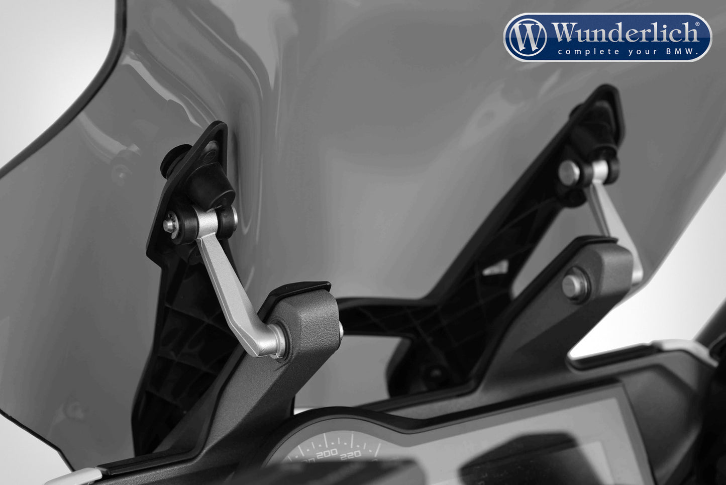 Wunderlich flowjet windshield SPORT - smoked grey