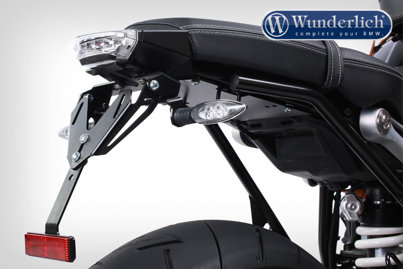 Wunderlich license plate holder SPORT with orig. rear light holder - black