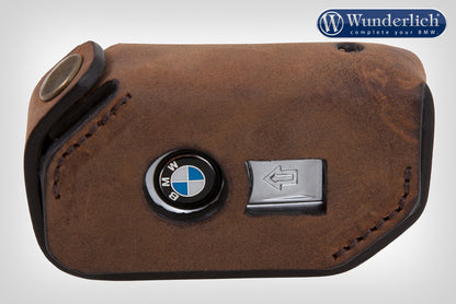 Wunderlich key pouch leather keyless ride  brown