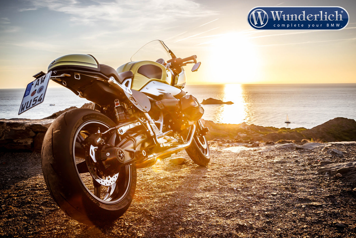 Tail section R nineT with tail light - incl. taillight - black