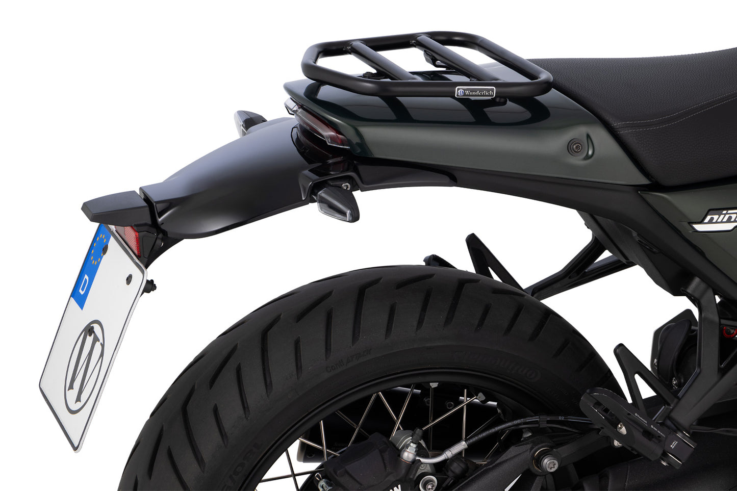 Rear cover R 12 nineT / S with luggage rack - Green
