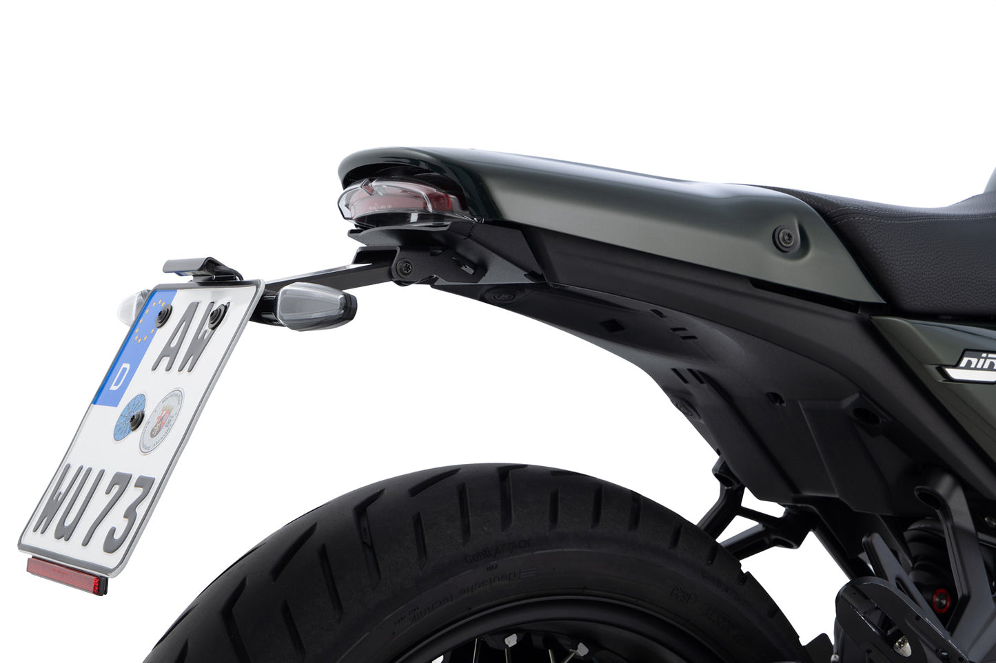 Rear End with License Plate Holder R 12 nineT / S - black