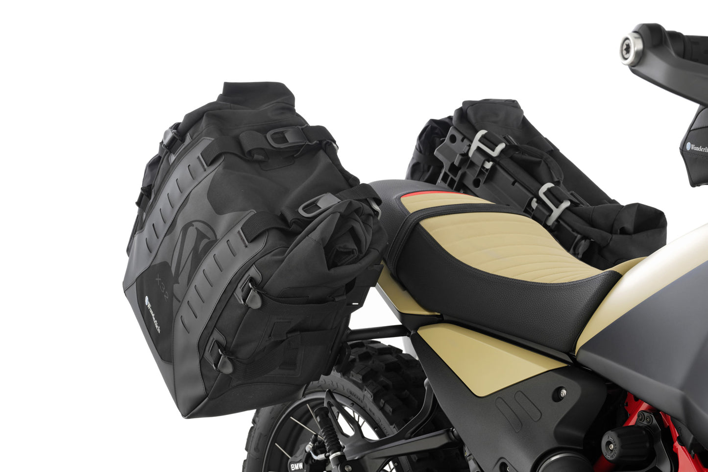 Luggage system – X-BAG side bags with X-RACK light for R 12 G/S - Set - black