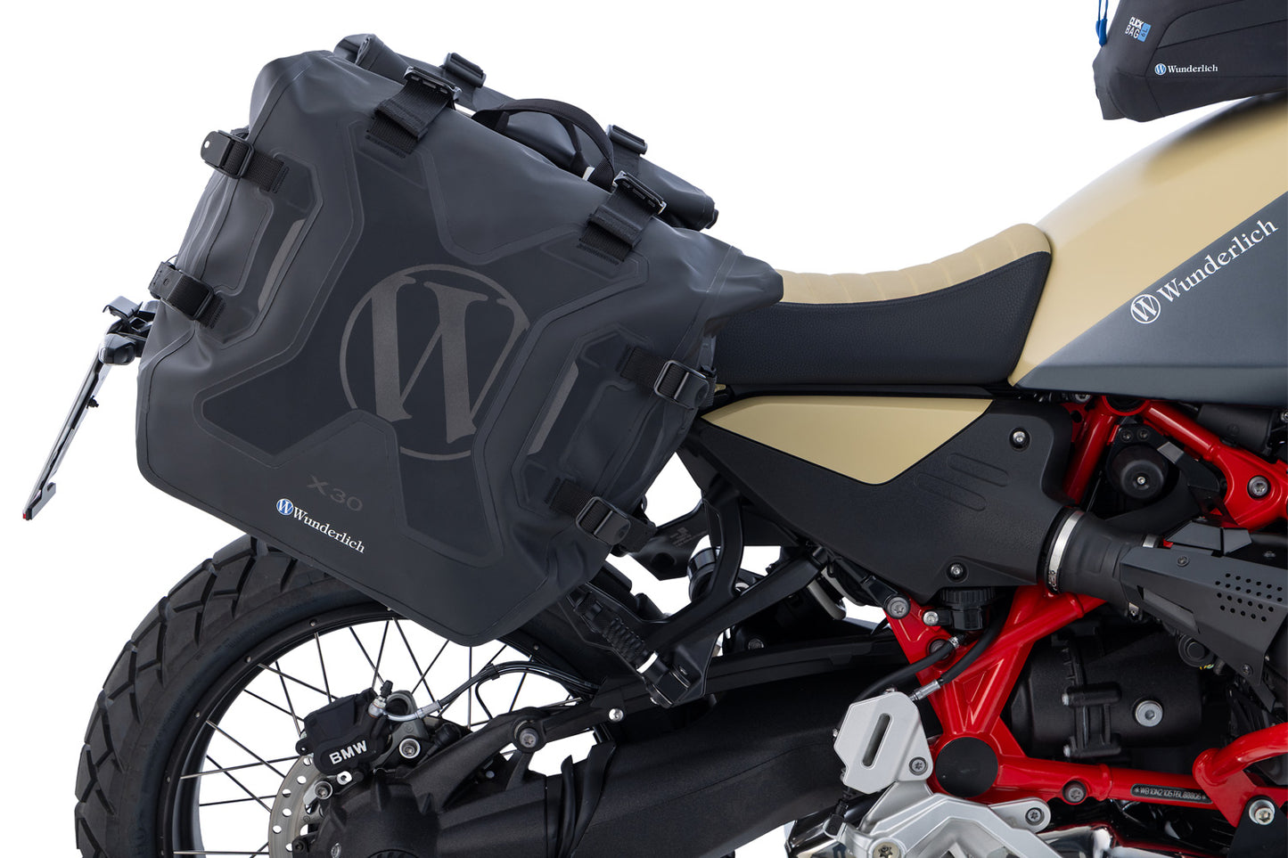 X luggage system side bags with carrier for R 12 G/S - Set - black