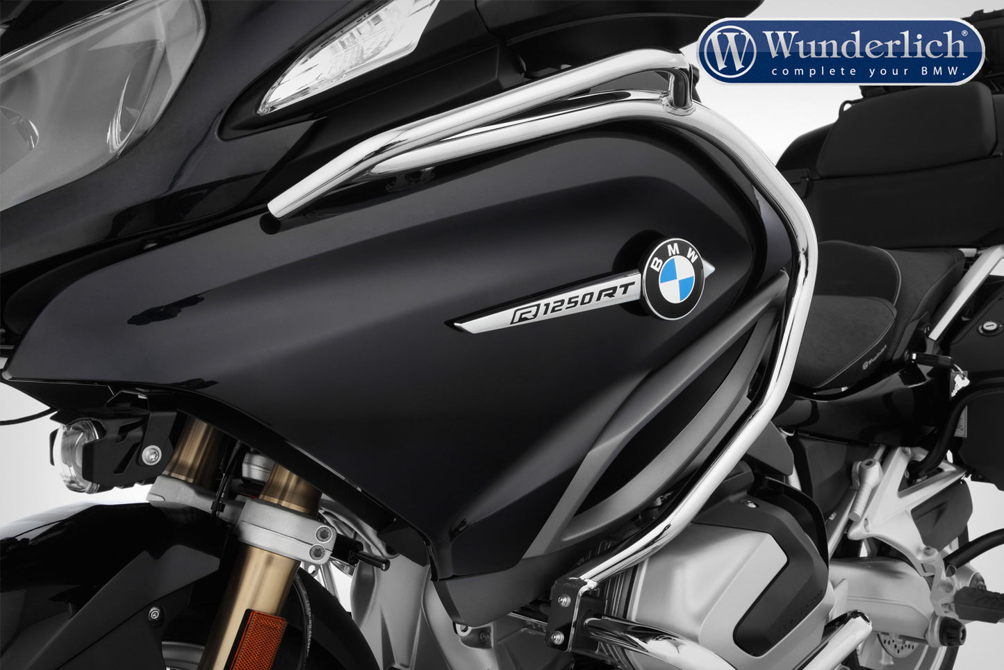 tank protection bar -  chromed