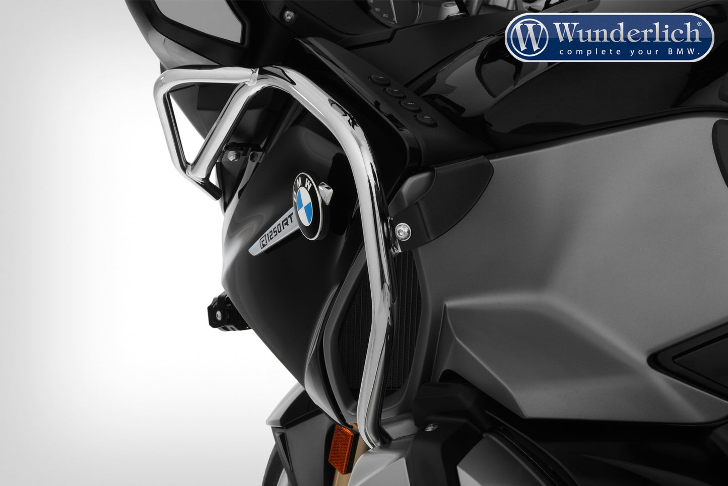 tank protection bar -  chromed