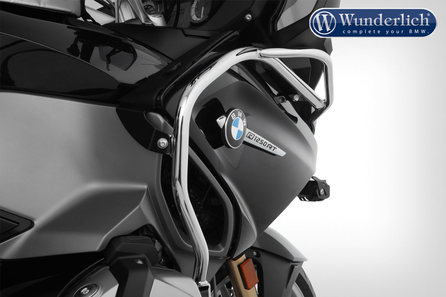 tank protection bar -  chromed