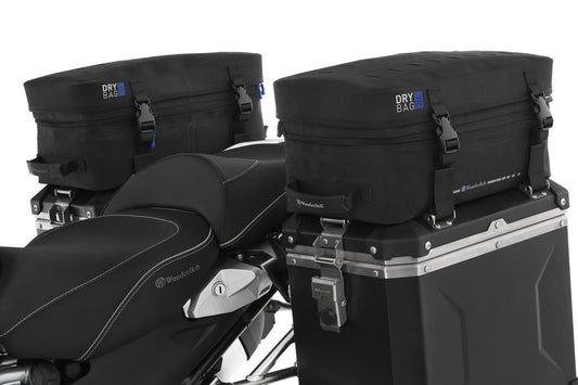 case top bags black »ELEPHANT« DRYBAG - left and right - black