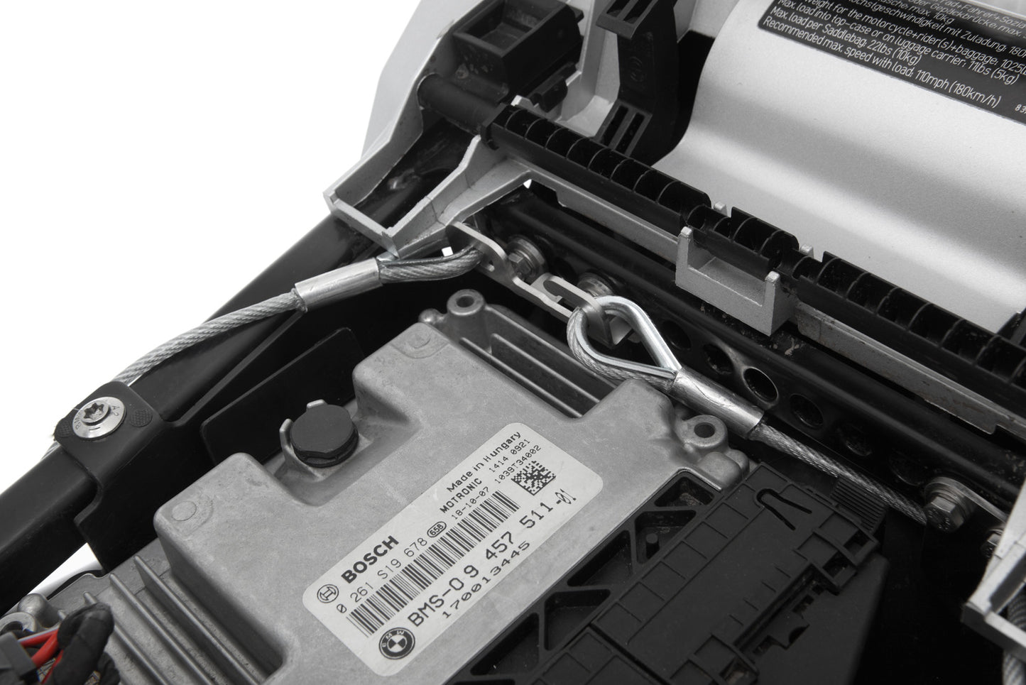 HELMLOCK helmet anti-theft protection – silver