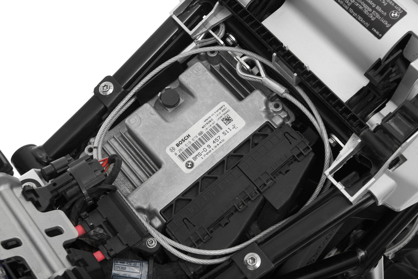 HELMLOCK helmet anti-theft protection – silver