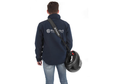 helmet carry strap - black - Double D-ring lock