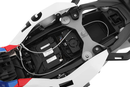 helmet anti-theft system »HELM-LOCK« - silver