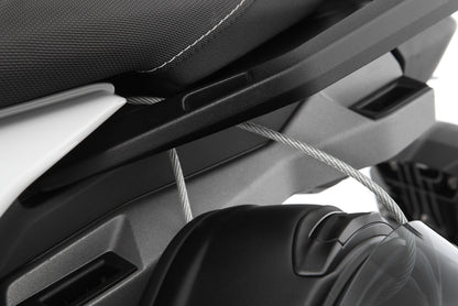 helmet anti-theft system »HELM-LOCK« - silver