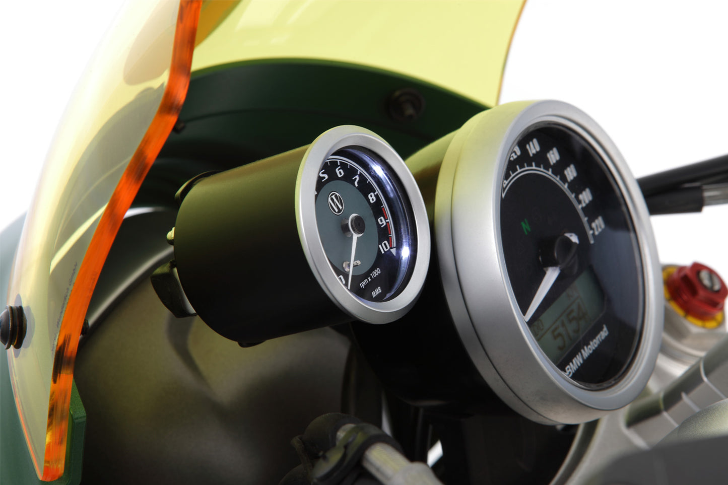 tachometer - black-silver