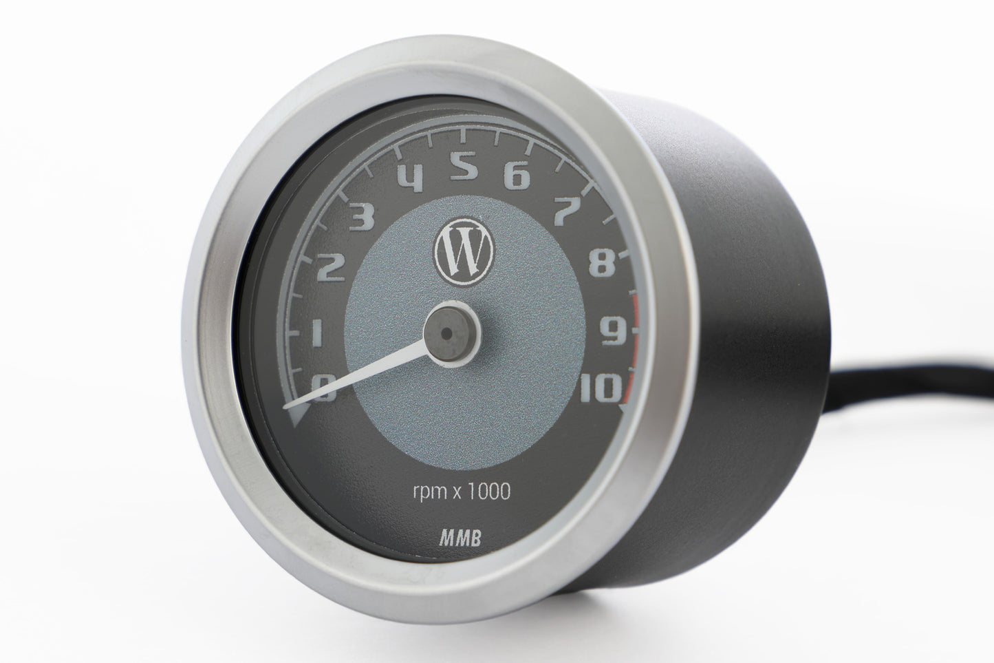 tachometer - black-silver