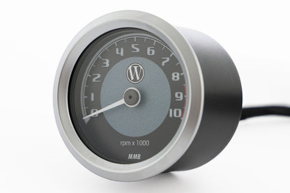 tachometer - black-silver