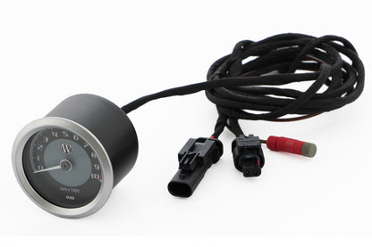 tachometer - black-silver