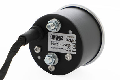 tachometer - black-silver