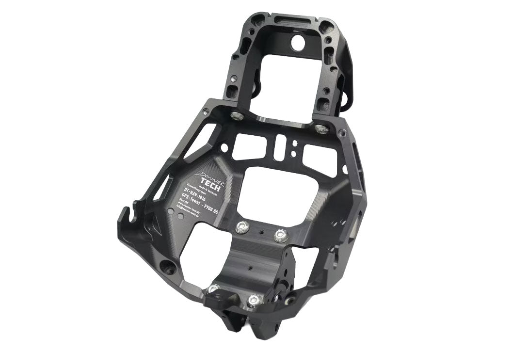 Aluminium cockpit bracket GPS-Tower F 900 GS - black