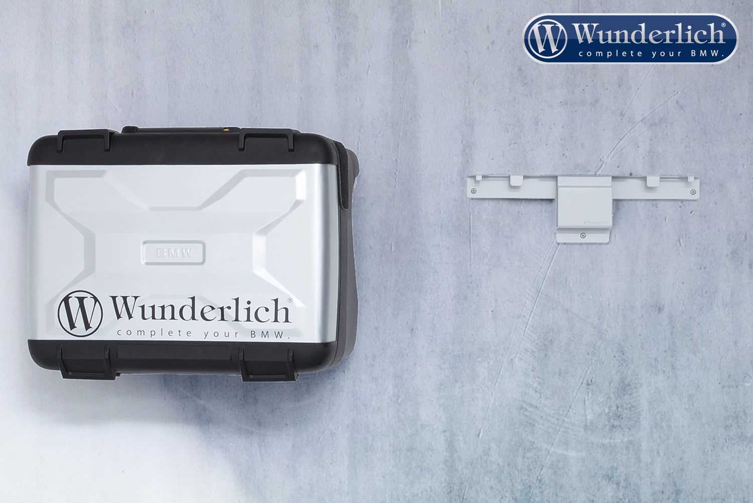 Wunderlich Luggage wall bracket system R 1200/1250 GS LC - silver