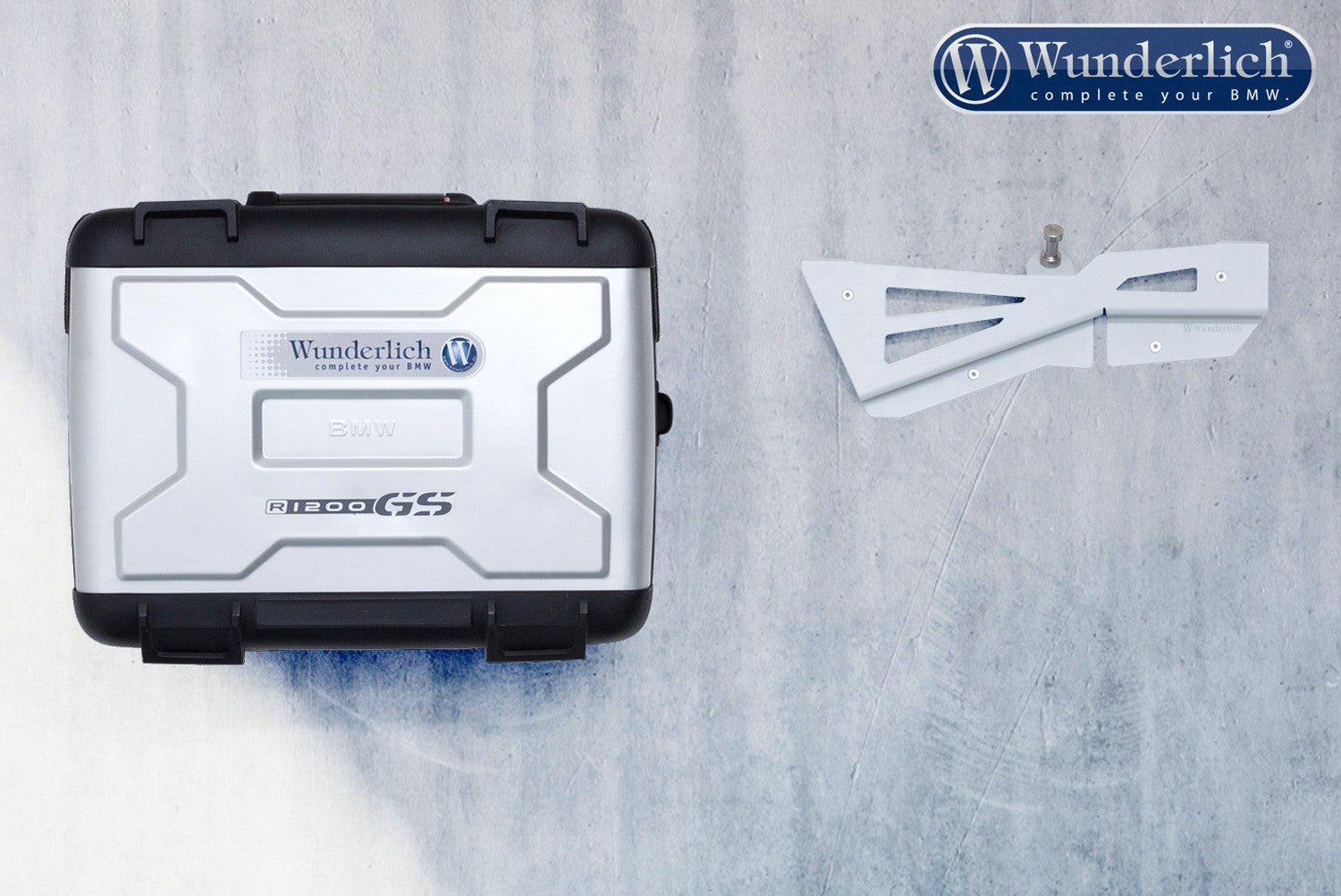 Wunderlich Luggage wall bracket system R1200 GS - silver