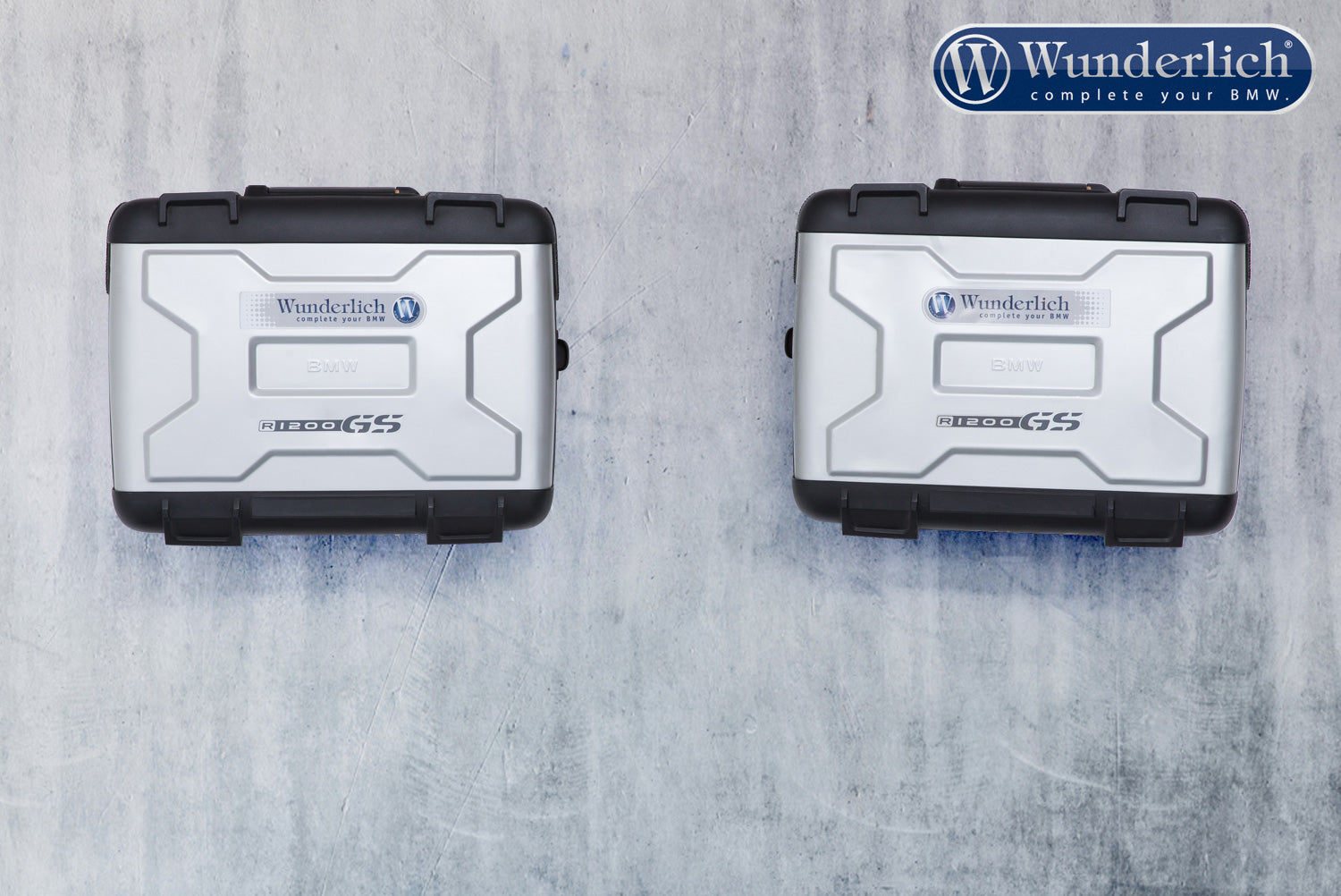 Wunderlich Luggage wall bracket system R1200 GS - silver
