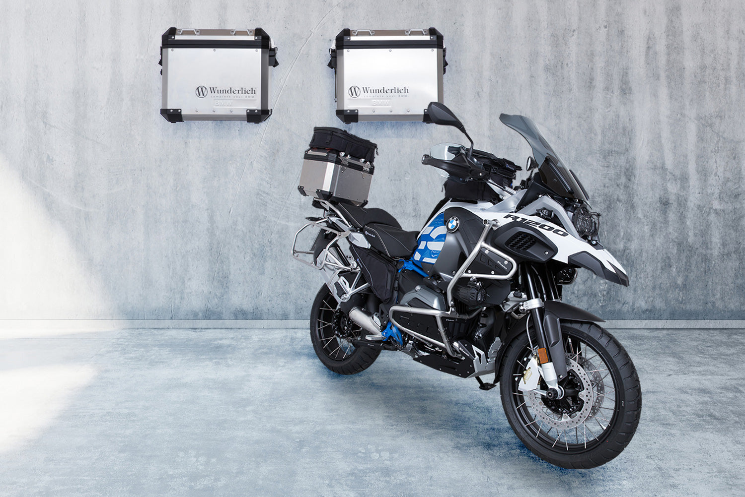 Wunderlich Luggage wall bracket system R1200 GS Adv.  silver