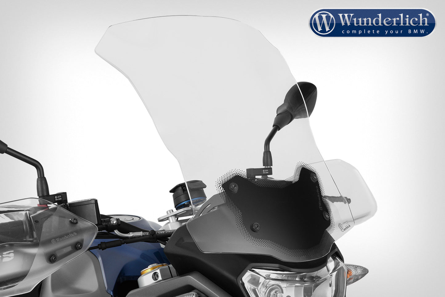 windshield »MARATHON« - For models without original board socket - clear