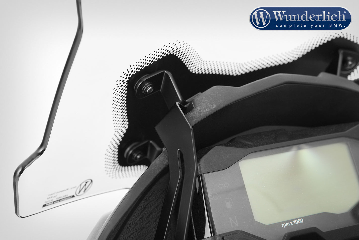windshield »MARATHON« - For models without original board socket - clear