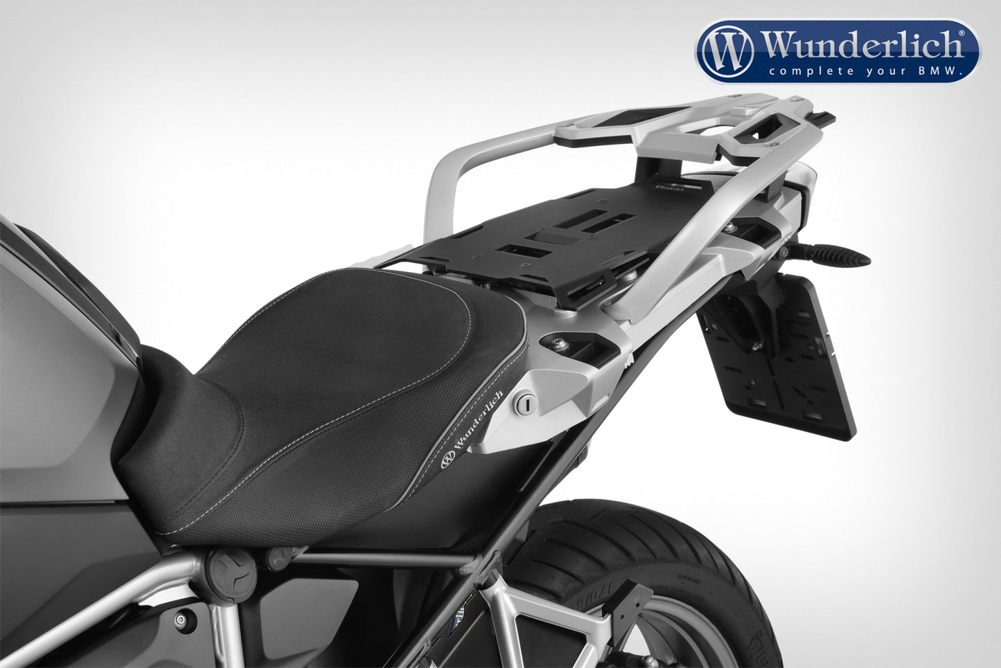 pillion luggage rack - black