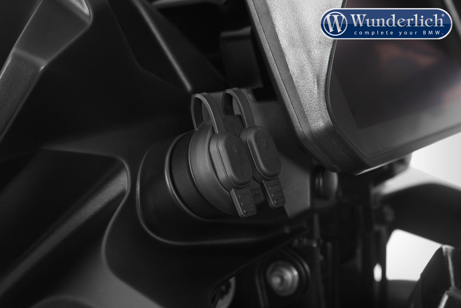 Wunderlich USB dual socket - black