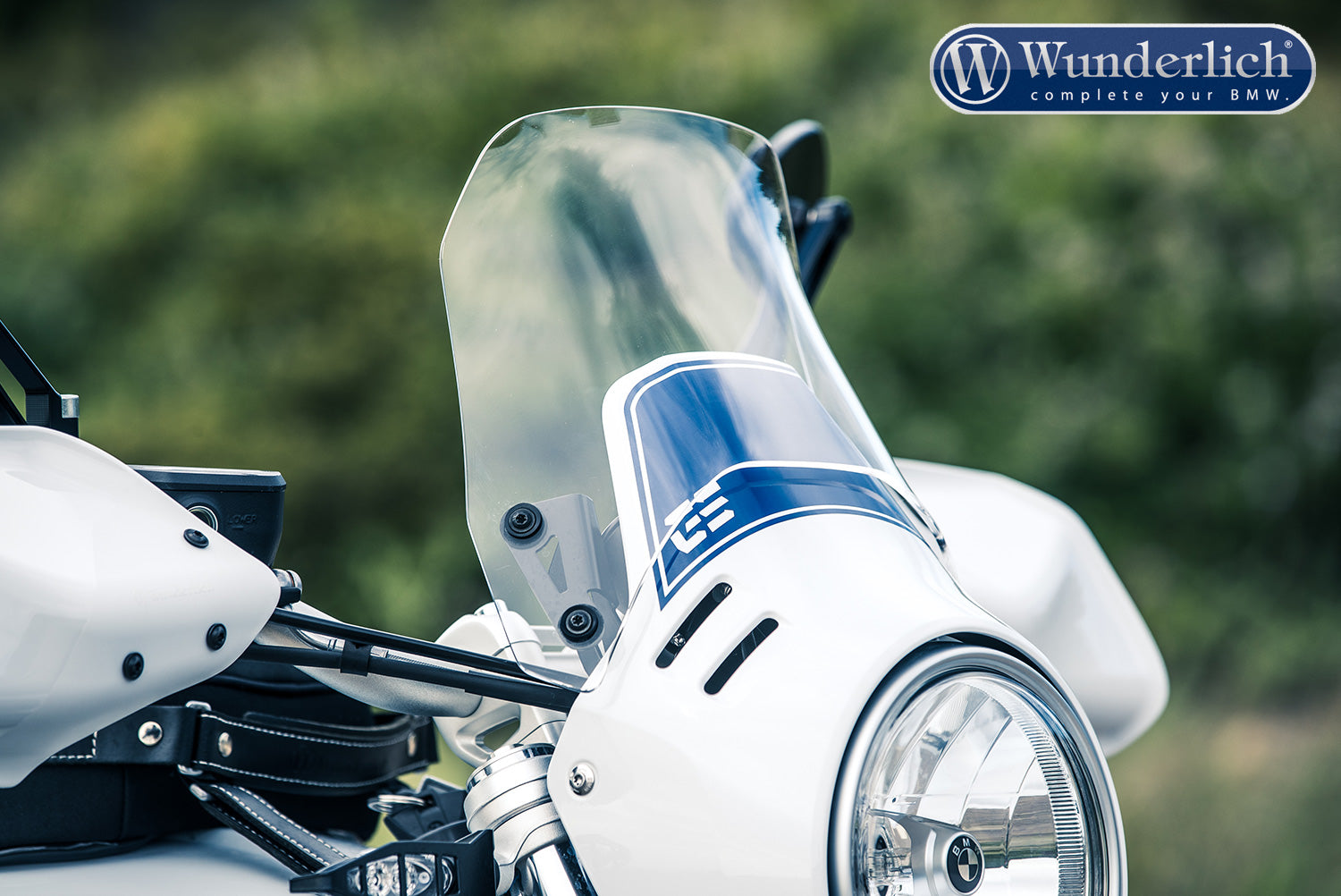 Wunderlich Screen for lamp mask - Without orig. rev counter - clear