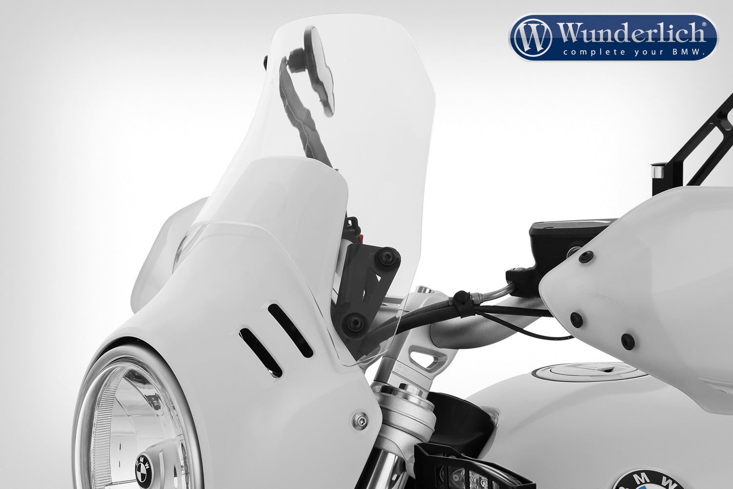 Wunderlich Screen for lamp mask - Without orig. rev counter - clear