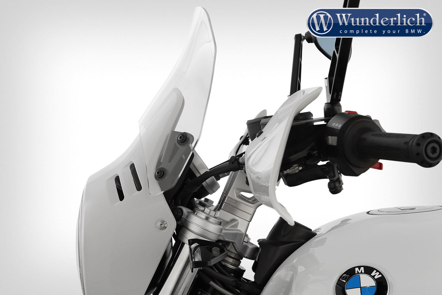 Wunderlich Screen for lamp mask - Without orig. rev counter - clear