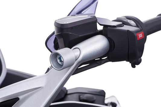 adapter for SP-Connect on stub handlebars - silver