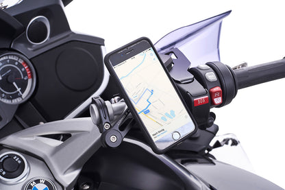 adapter for SP-Connect on stub handlebars - silver