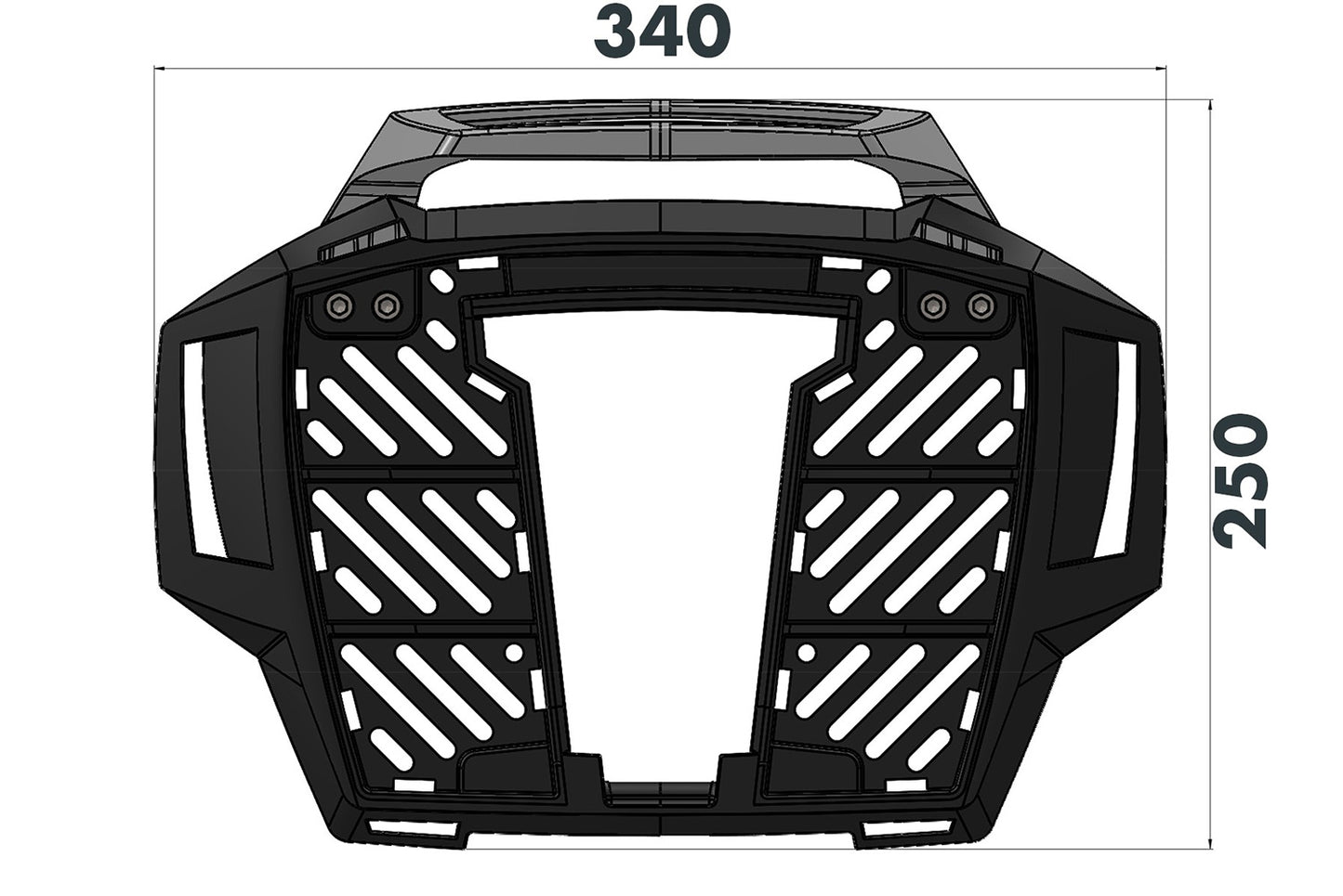 Hepco&Becker ALURACK top case carrier F 900 XR - black
