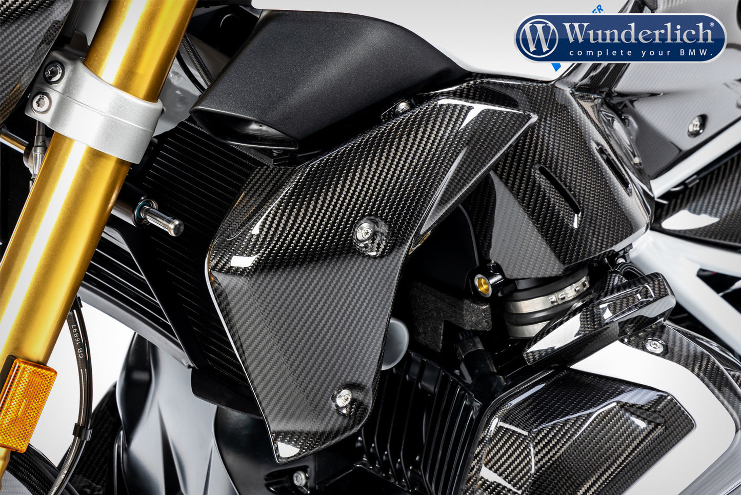 Ilmberger Radiator cover - left - carbon