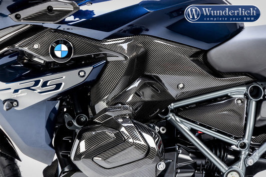 Ilmberger Side cover for lower tank - left - carbon