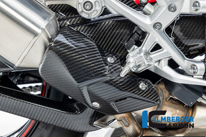 Ilmberger Exhaust heat guard - carbon - glossy