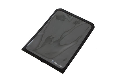 Black tablet case with WonderTech logo on a white background