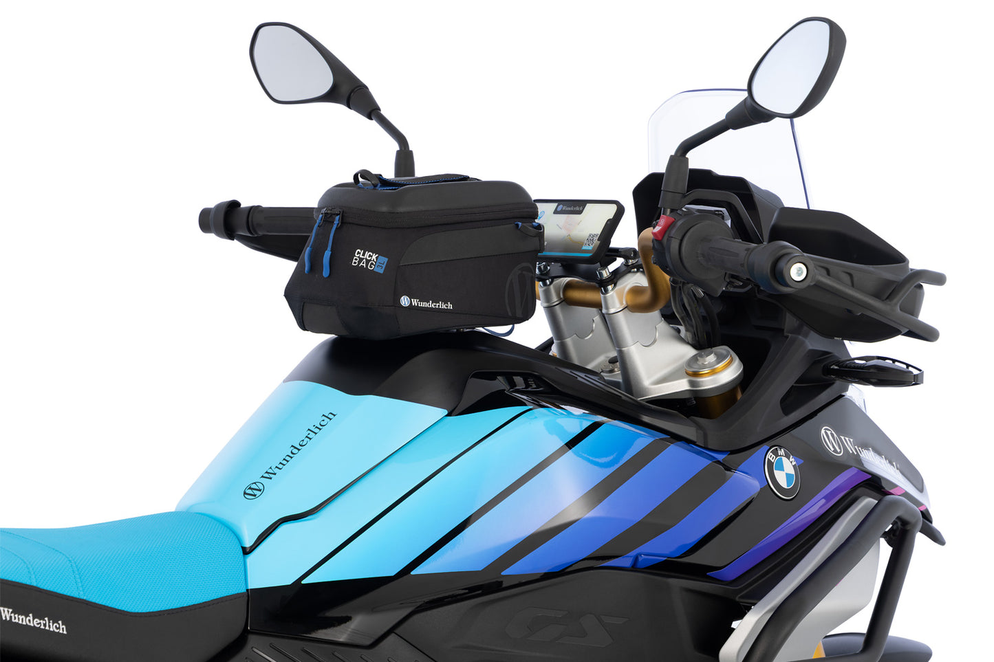 CLICK BAG tank ring for tank bag – F 450 GS - black