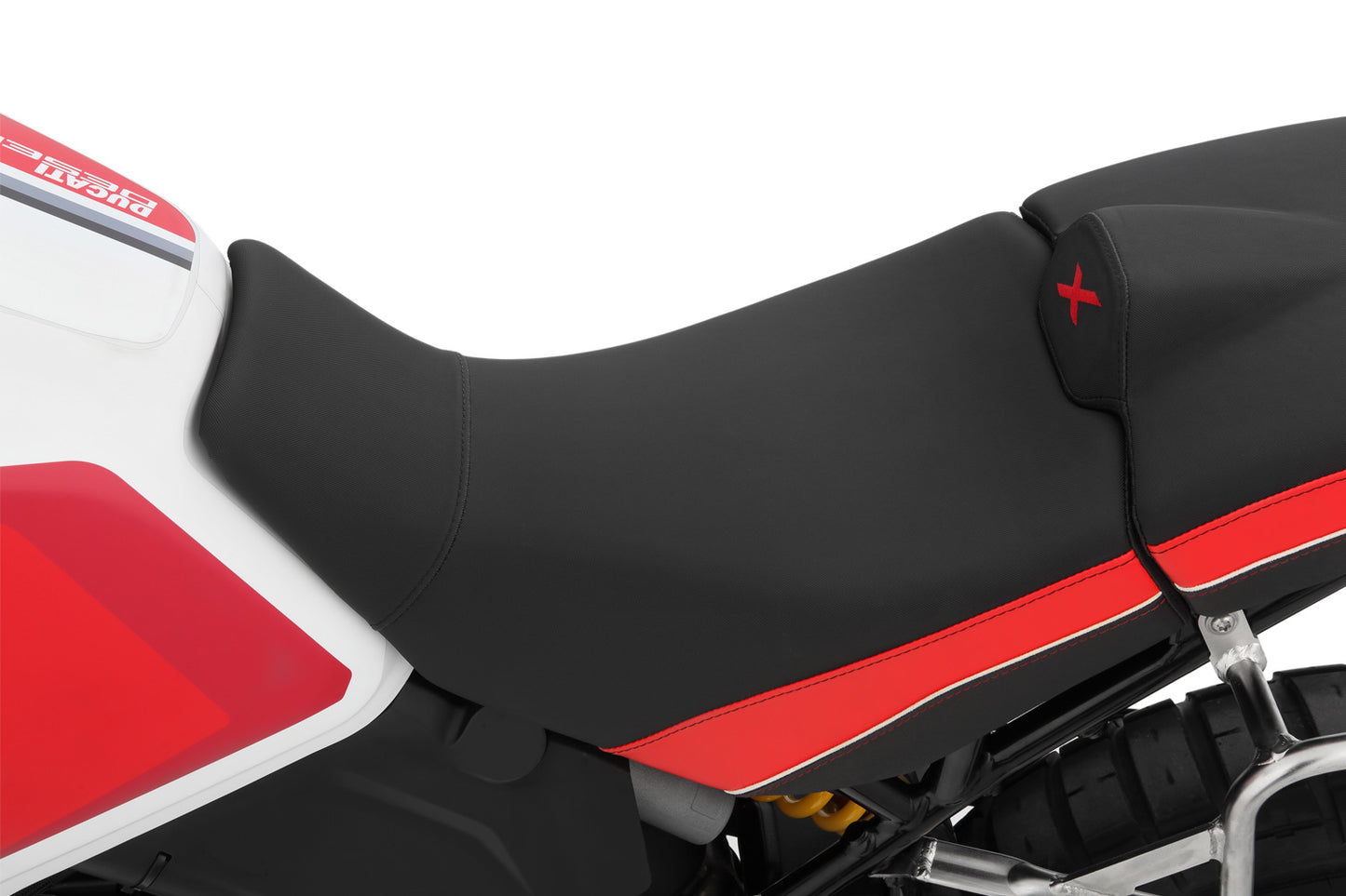 rider seat AKTIVKOMFORT - black-red - standard