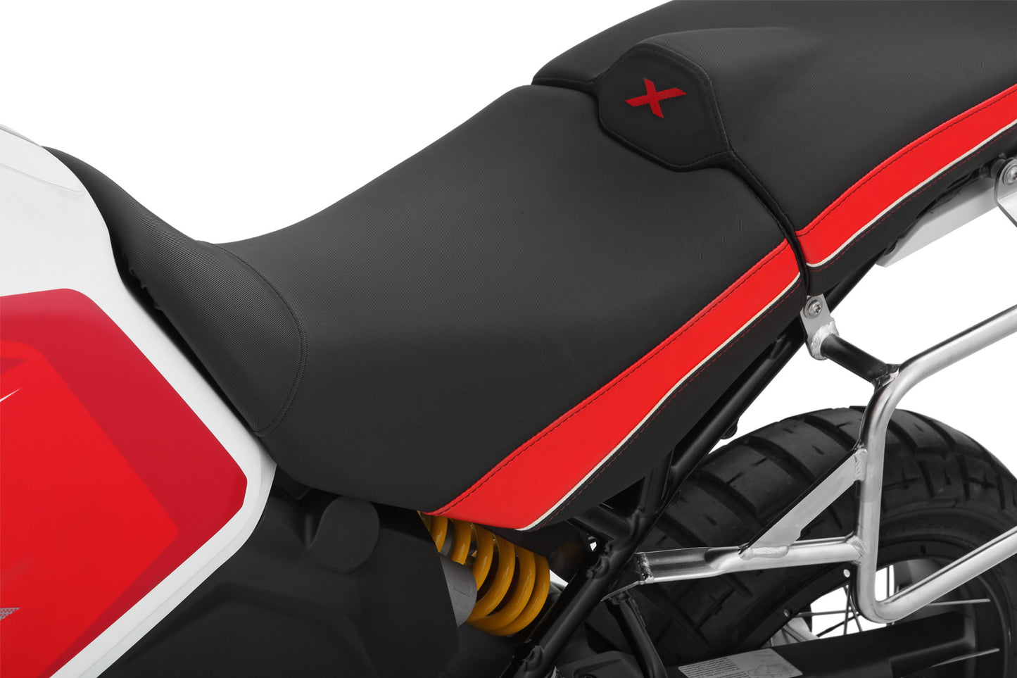 rider seat AKTIVKOMFORT - black-red - standard