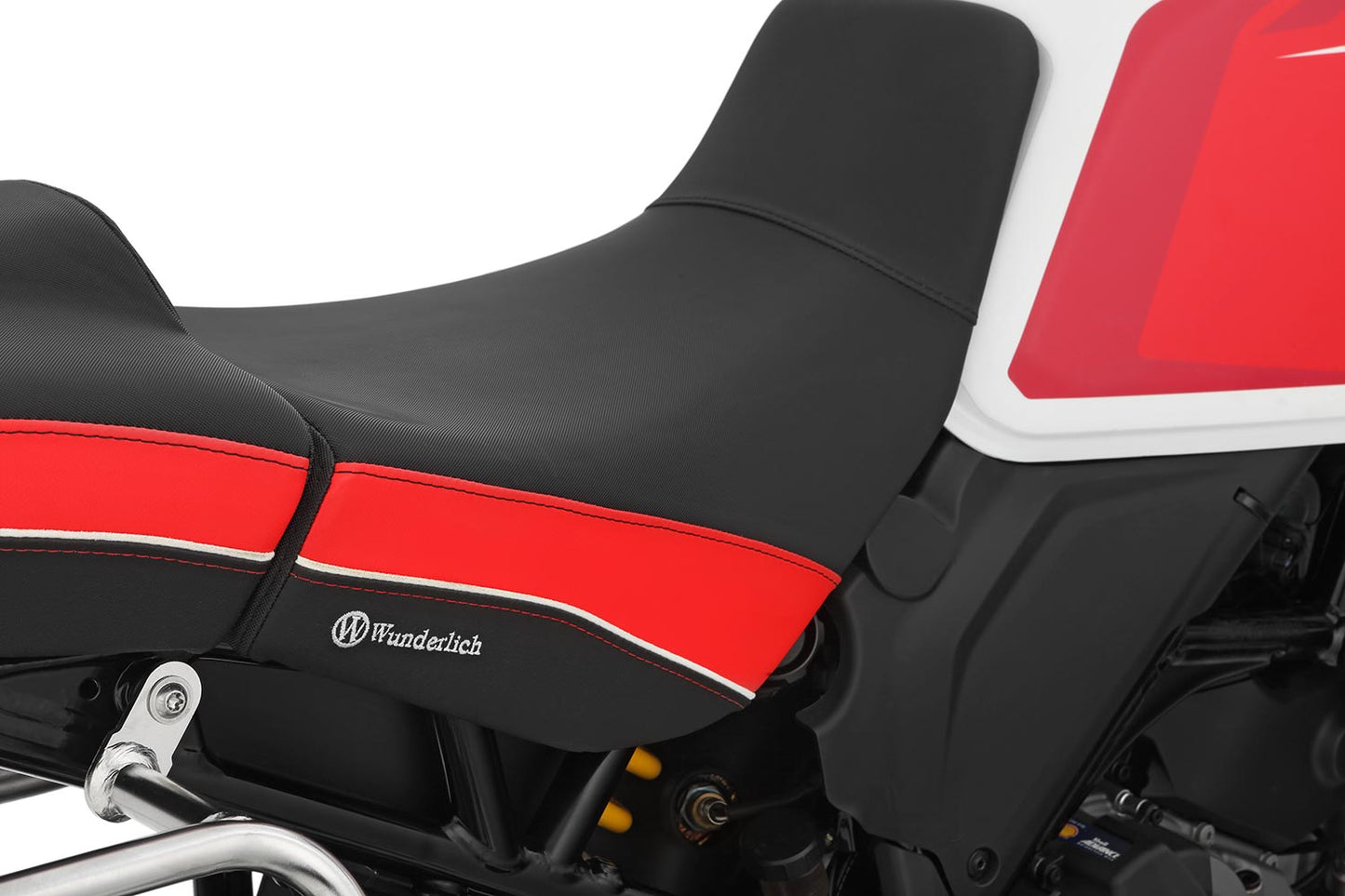 rider seat AKTIVKOMFORT - black-red - low